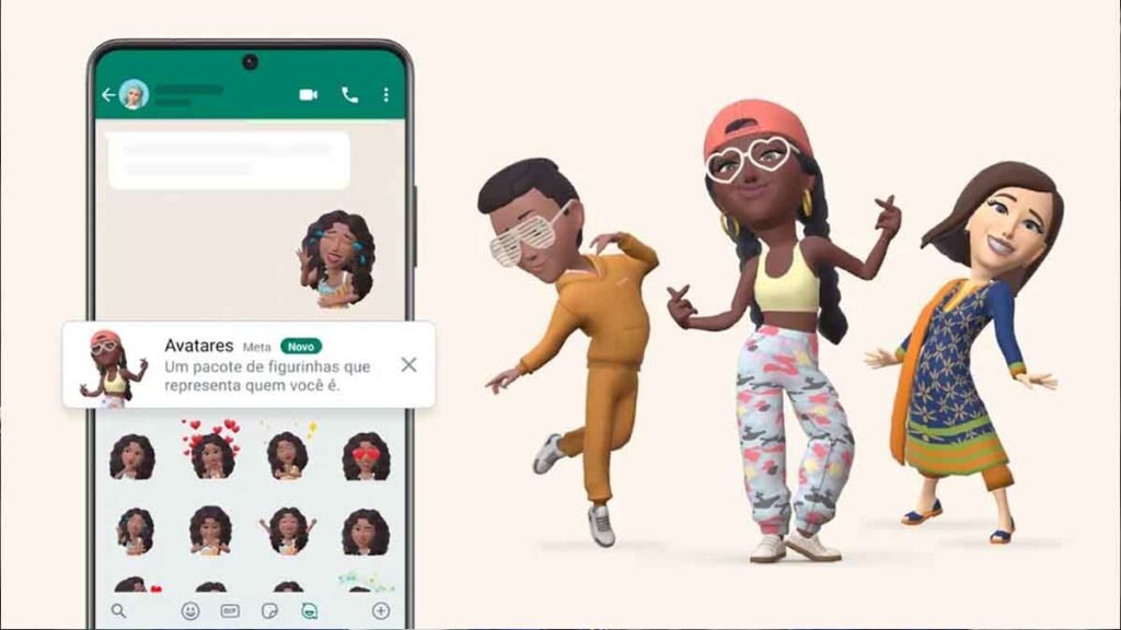 O WhatsApp liberou nesta quarta-feira (7) um recurso para usuários criarem um avatar no aplicativo e usá-lo como foto de perfil. O personagem