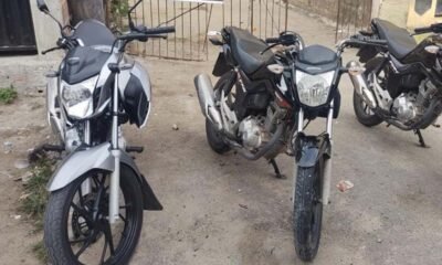 Na tarde de terça-feira (17), policiais militares da Operação Apolo recuperaram três motos roubadas, localizadas no bairro de