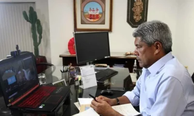 Na tarde desta quinta-feira (12), o governador Jerônimo Rodrigues se reuniu, por videoconferência, com o ministro das Relações Institucionais