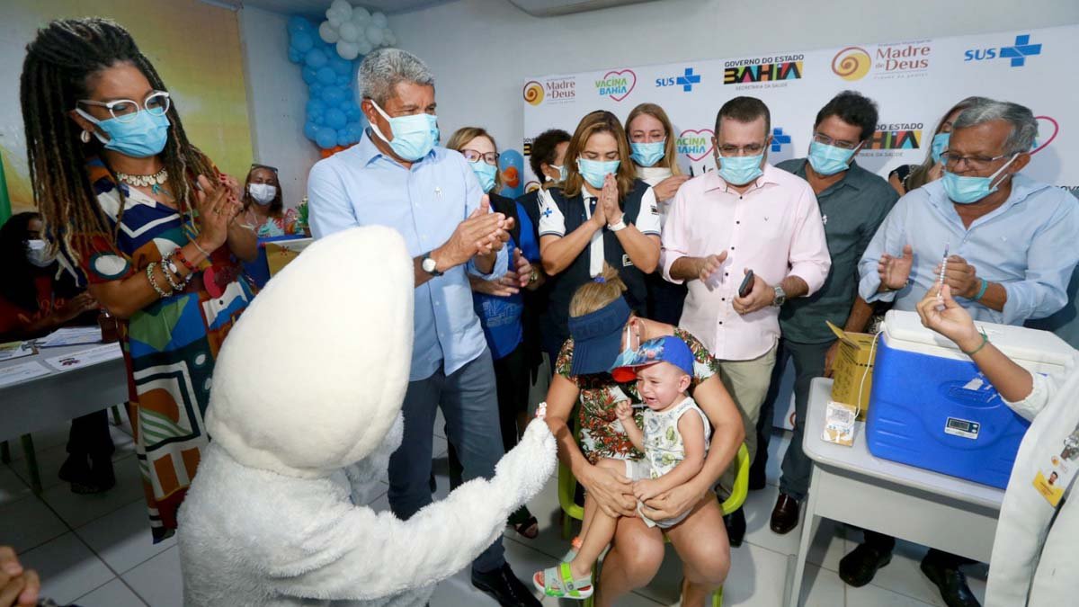 Madre de Deus, recebeu a visita do governador Jerônimo Rodrigues, nesta terça-feira (28), para o lançamento do Programa Vacina Bahia.