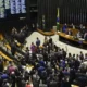 Rodrigo Pacheco, fez a leitura do requerimento de instalação da comissão parlamentar mista de inquérito (CPMI) para apurar