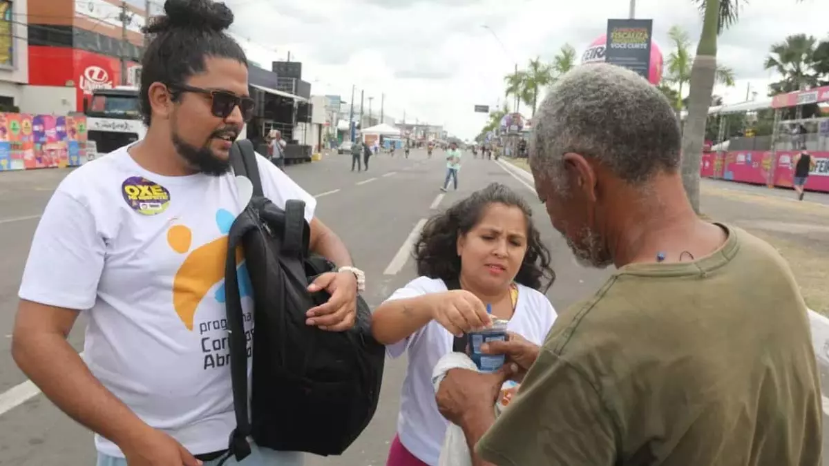 O Programa Corra pro Abraço, vinculado à Secretaria de Assistência e Desenvolvimento Social (Seades), atuou