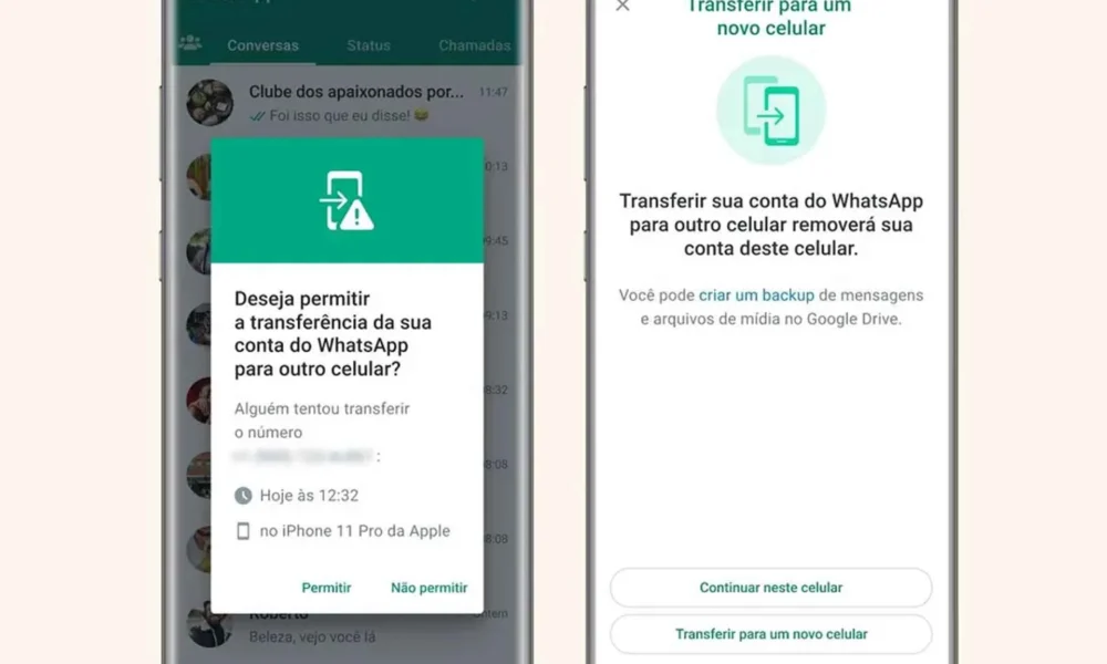 O WhatsApp anunciou que o aplicativo poderá pedir uma confirmação no aparelho antigo para evitar roubos de conta. A atualização começa a