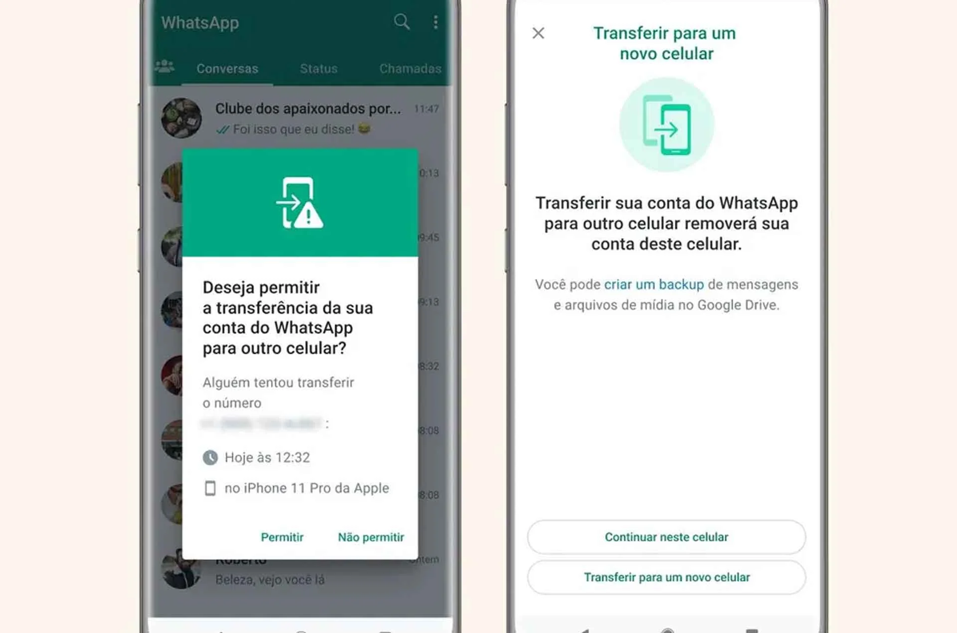 O WhatsApp anunciou que o aplicativo poderá pedir uma confirmação no aparelho antigo para evitar roubos de conta. A atualização começa a