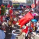 O governador Jerônimo Rodrigues compareceu, nesta sexta-feira (26), na Festa do Divino Espírito Santo, no município de Poções,
