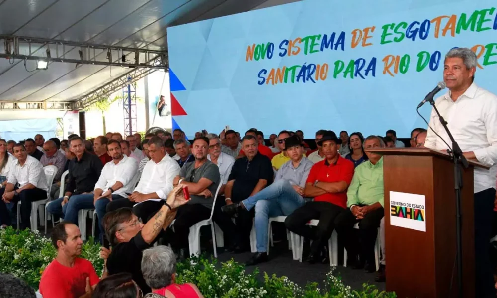 A população de Rio do Pires, cidade que integra a bacia do Rio São Francisco, no Sudoeste baiano, foi beneficiada por obras de sistema