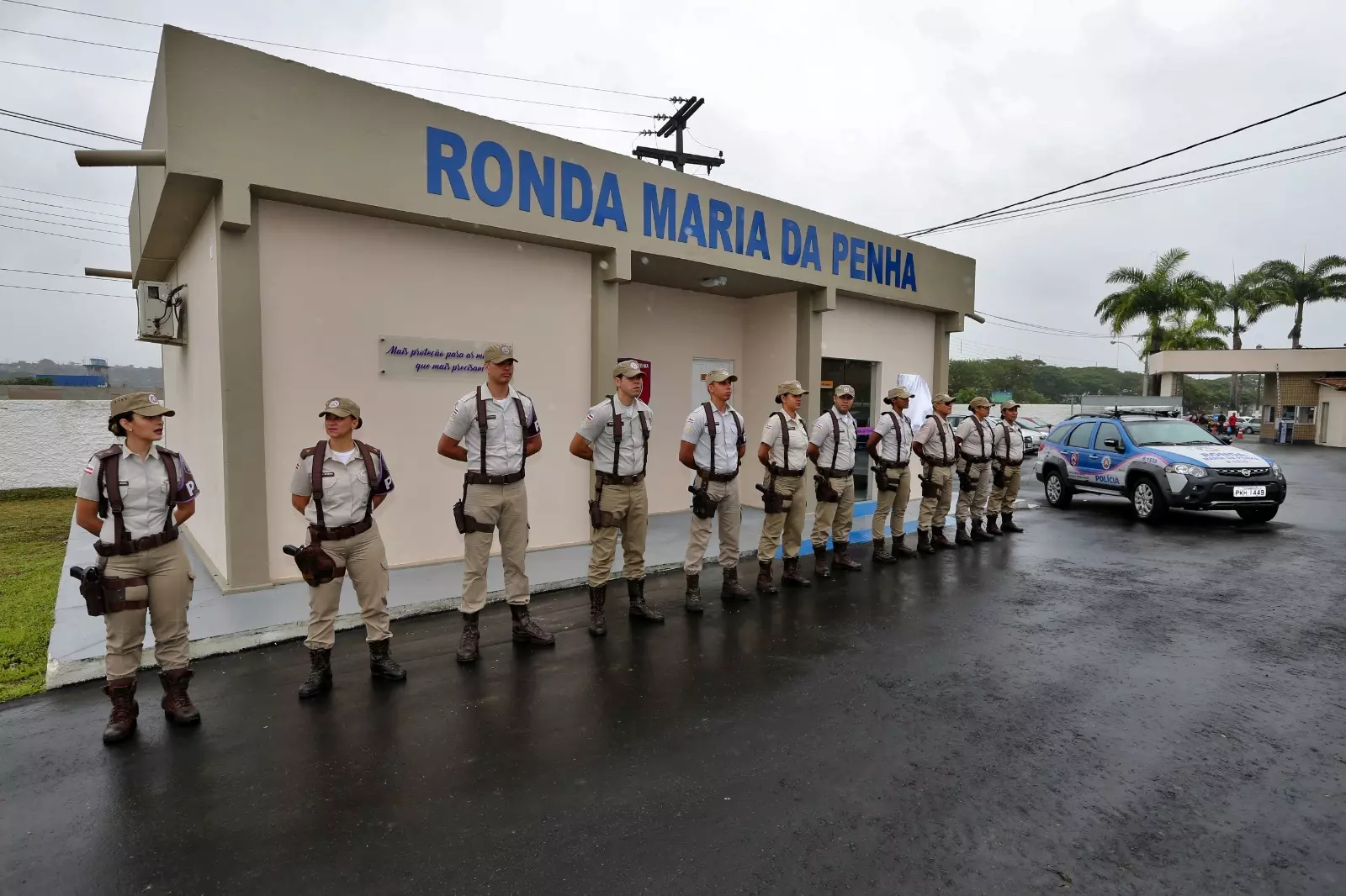 Engajada nas ações de enfrentamento para promover a segurança da mulher e mantê-la fora do ciclo de violência, a Polícia Militar