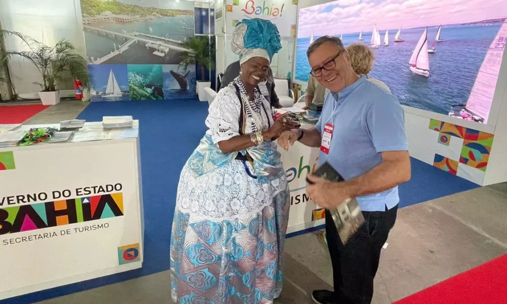 As possibilidades no turismo do litoral baiano são promovidas no Rio Boat Show, salão náutico que acontece, até este fim de semana, na