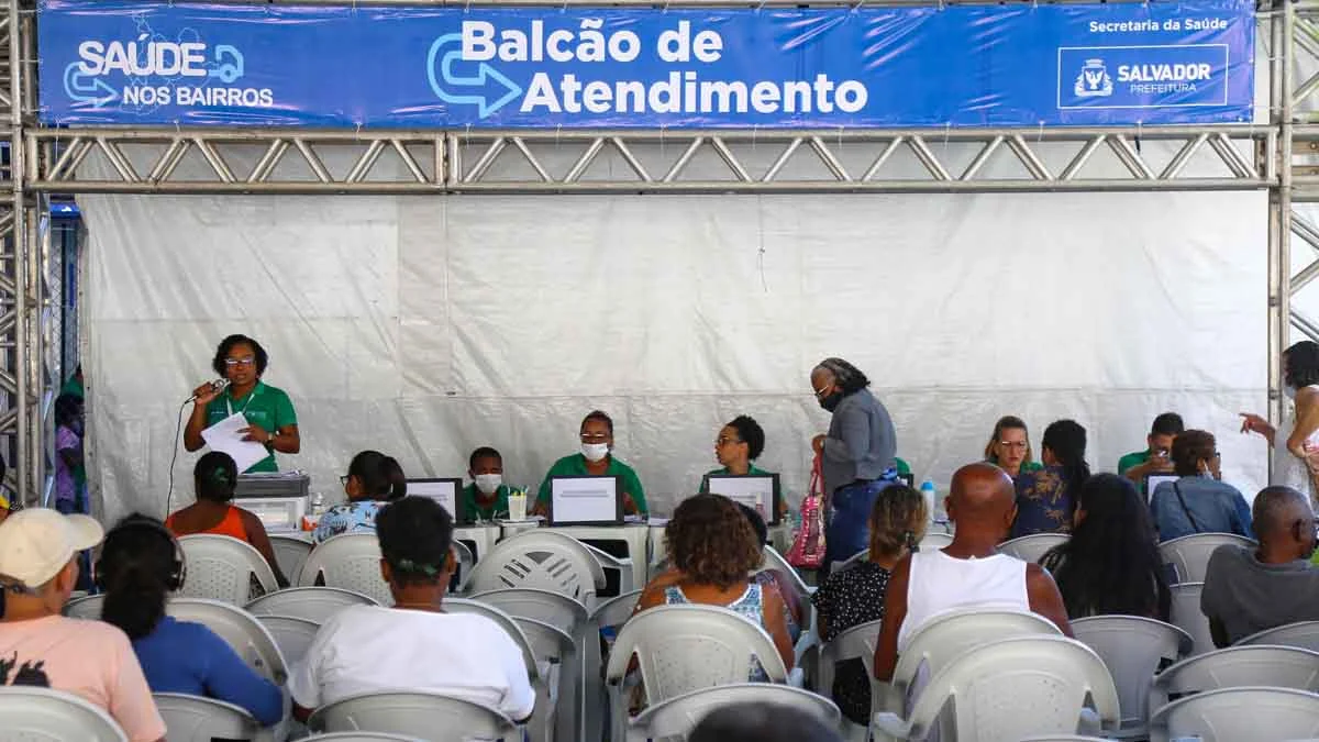 O programa Saúde nos Bairros chega nesta quarta-feira (21) ao bairro de Fazenda Coutos III, no Subúrbio Ferroviário. A estrutura foi montada