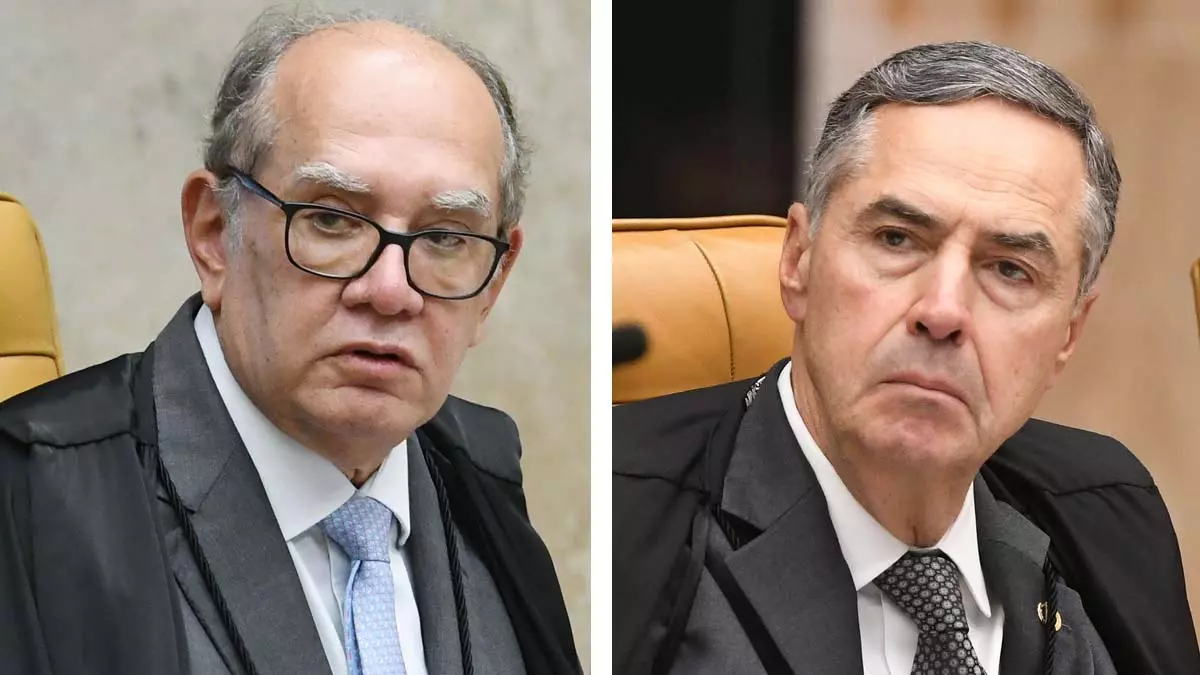 Ação Direta de Inconstitucionalidade (ADI) 7222, os ministros Luís Roberto Barroso, relator do processo, e Gilmar Mendes