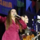 A dupla sertaneja Maiara e Maraísa foi a quarta atração da noite de shows no Parque de Exposições, neste sábado (24). As mato-grossenses