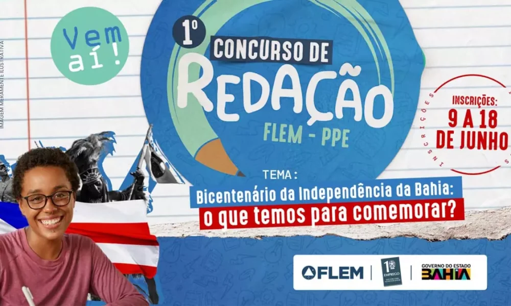 a Fundação Luis Eduardo Magalhães (FLEM) lança o primeiro concurso de redação para beneficiárias e beneficiários ativos do