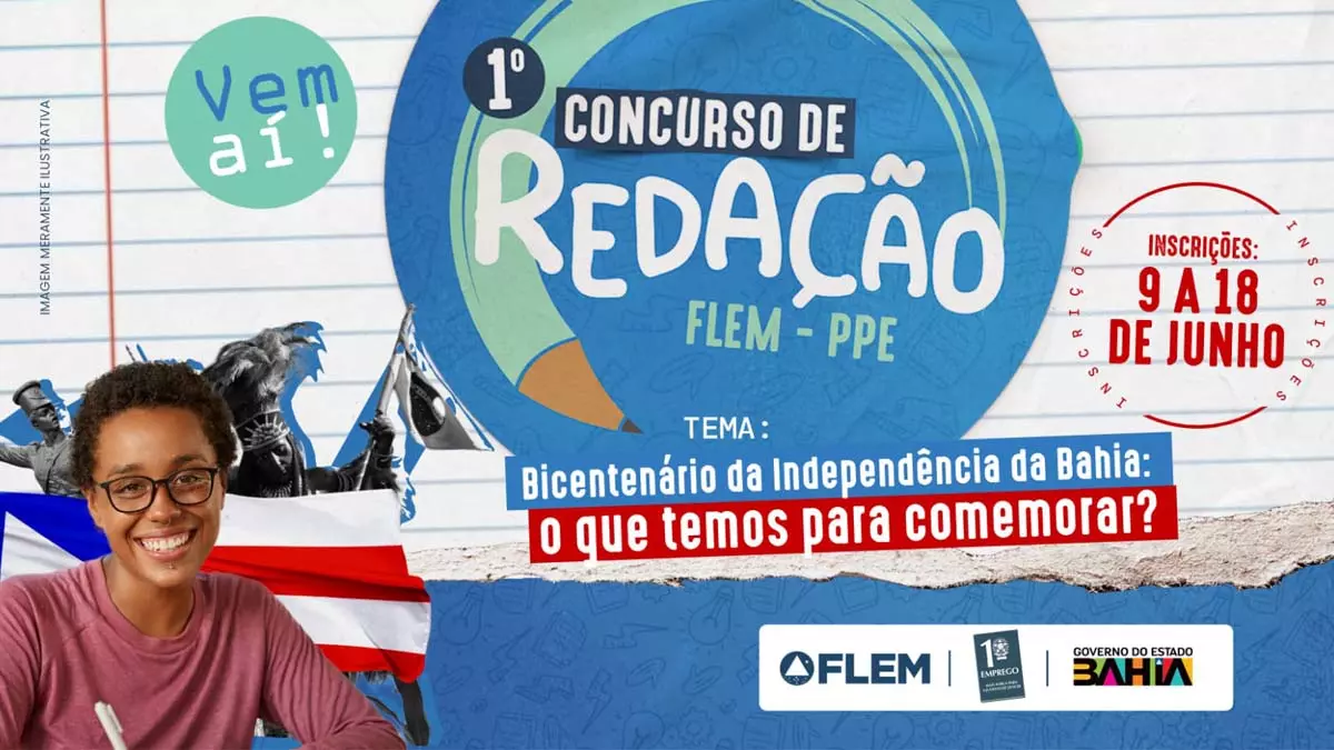 a Fundação Luis Eduardo Magalhães (FLEM) lança o primeiro concurso de redação para beneficiárias e beneficiários ativos do