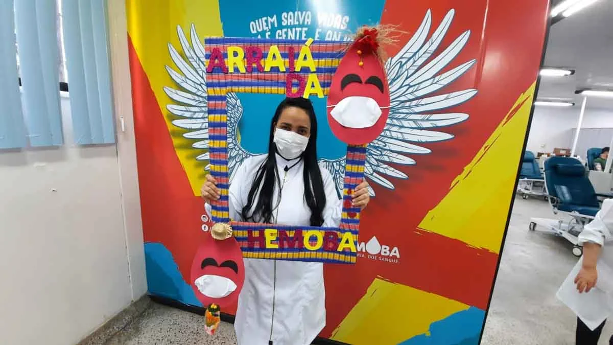 O Dia Mundial do Doador de Sangue (14) será comemorado na Hemoba ao ritmo de forró. A sede da Fundação, em Salvador, irá se transformar num "