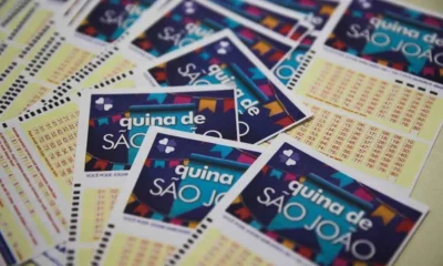 Um total de oito apostas acertaram cinco números da Quina de São João, concurso 6.172, sorteados no último sábado (24), e dividiram o prêmio