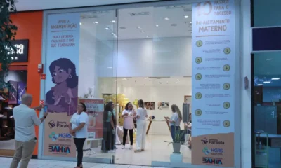 importância deste ato, o Banco de Leite Humano do Hospital Geral Roberto Santos (HGRS), em parceria com o Shopping Paralela,