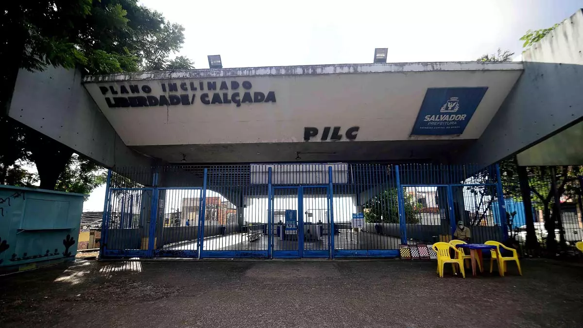 O Plano Inclinado Liberdade-Calçada terá o funcionamento suspenso entre a sexta-feira (1º) e o domingo (3) para realização de