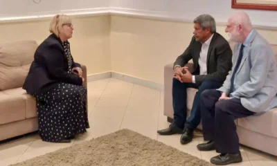  O governador Jerônimo Rodrigues esteve, na noite desta sexta-feira (25), em Salvador, com a ministra Rosa Weber, presidente