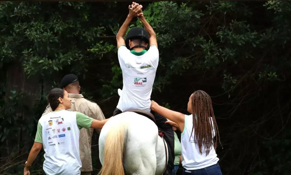 entre outras. A equoterapia é um método terapêutico que utiliza os cavalos como instrumento de reabilitação física, mental e social.
