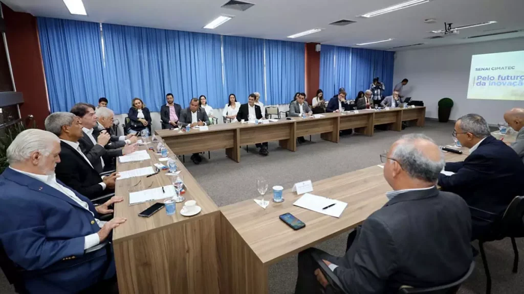 Nesta sexta-feira (1°), o governador Jerônimo Rodrigues participou de reunião da Comissão de Hidrogênio Verde do Senado,