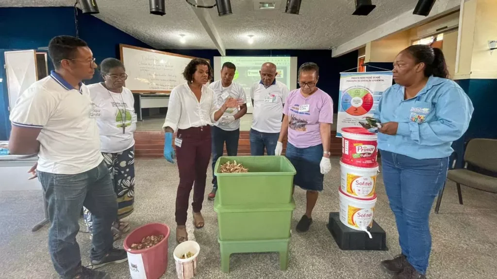 O projeto Novo Mané Dendê, através do seu Programa de Educação Ambiental (PEA), realizou nesta sexta-feira (20),