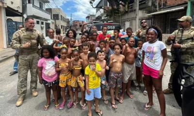 com centenas de brinquedos arrecadados pela Polícia Civil, por meio da Coordenação de Operações e Recursos Especiais (CORE). 