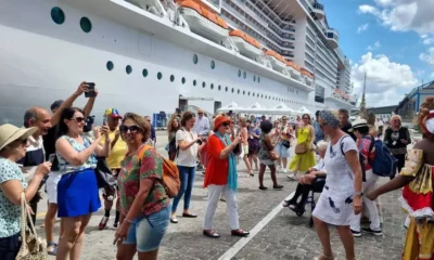 algumas das características do MSC Grandiosa, o maior navio de cruzeiro da história a navegar em águas brasileiras, que atracou,