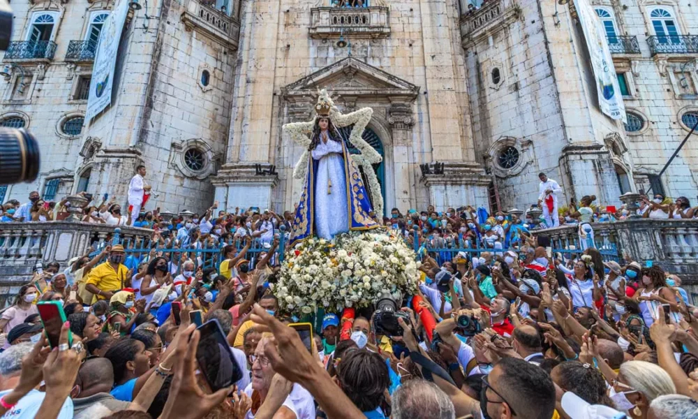 As celebrações em homenagem à Nossa Senhora da Conceição em Salvador vão alterar o trânsito da capital baiana na região do Comércio