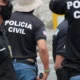 Três policiais militares integrantes de uma organização criminosa especializada na lavagem de capitais provenientes de agiotagem, extorsão,