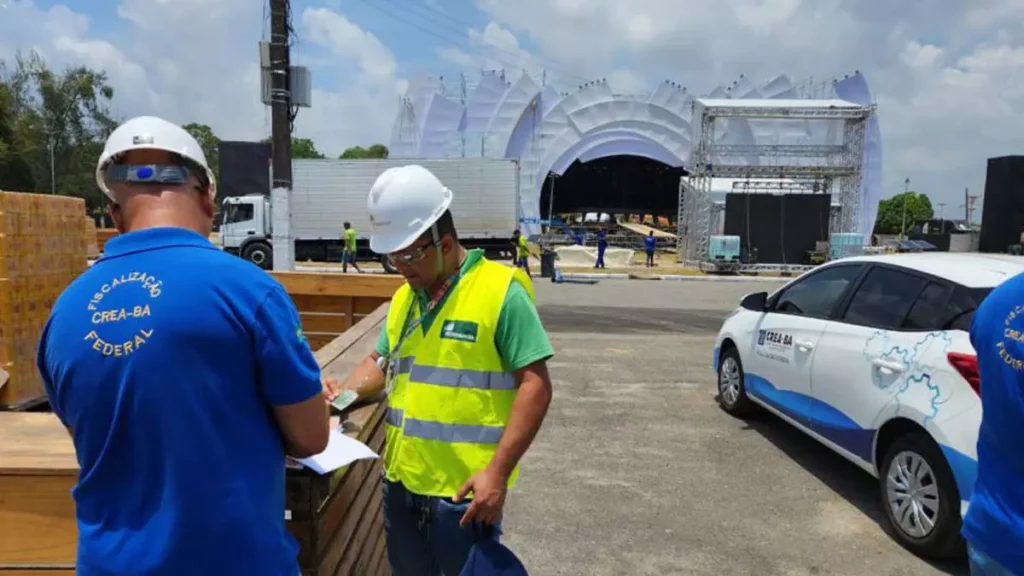 segurança das instalações, o Conselho Regional de Engenharia e Agronomia da Bahia (Crea-BA) está realizando uma rotina de