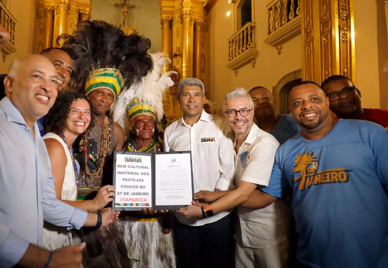 lutas contra as tropas militares portuguesas, pela independência da Bahia são celebradas durante a festa de Itaparica, que recebeu