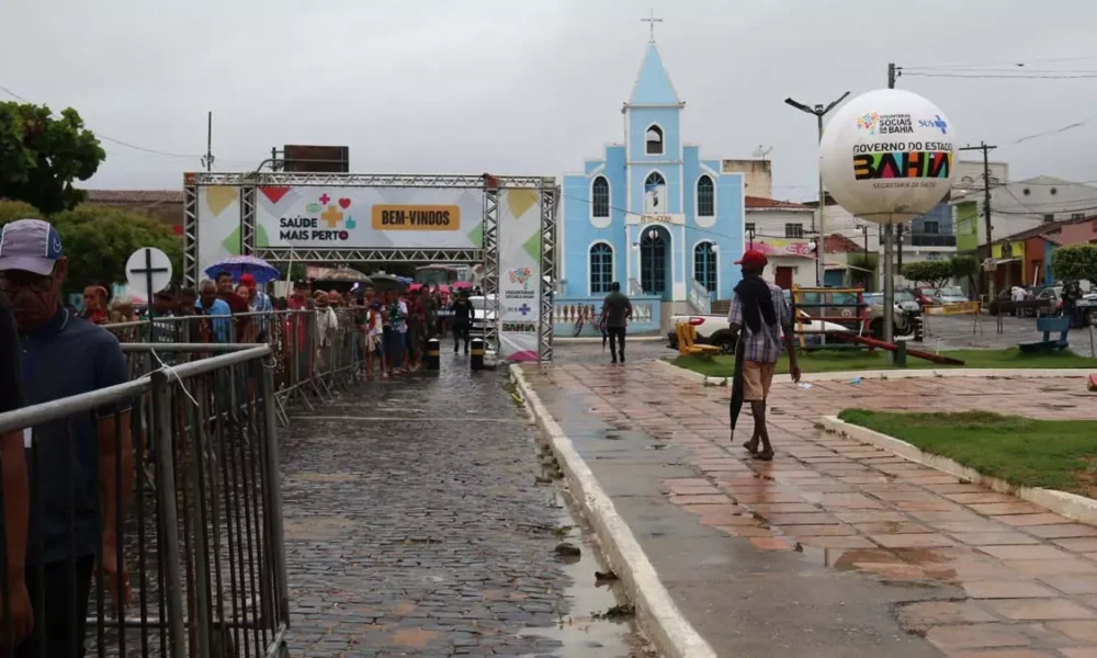 de saúde e cidadania da Feira Saúde Mais Perto, iniciativa da Secretaria da Saúde do Estado da Bahia (Sesab) em parceria com