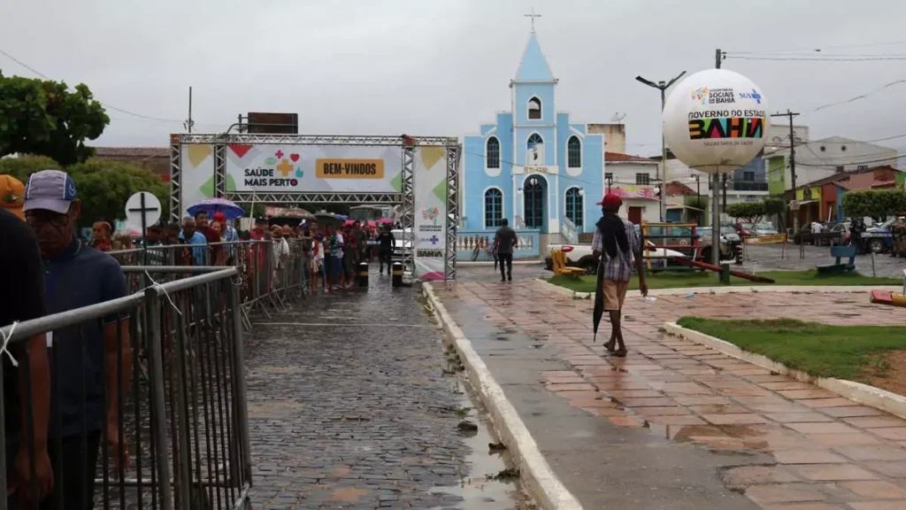 de saúde e cidadania da Feira Saúde Mais Perto, iniciativa da Secretaria da Saúde do Estado da Bahia (Sesab) em parceria com