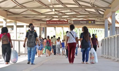 Inaugurada no último dia 26 de dezembro, a nova estação do Sistema Metroviário Salvador - Lauro de Freitas (SMSLF), em Águas Claras