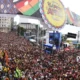 representantes dos Filhos de Gandhy, Muzenza, Banda Didá e Cortejo Afro, nesta quinta-feira (8), um encontro inédito entre Ivete Sangalo,