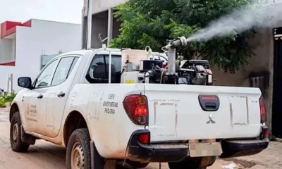 da dengue em Vitória da Conquista, liberou o uso intensivo do Ultra Baixo Volume (UBV), popularmente conhecido como fumacê.