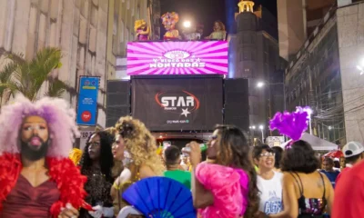 Em sua estreia no carnaval de Salvador, nesta segunda-feira (12), o Bloco das Montadas agitou o Campo Grande com bastante