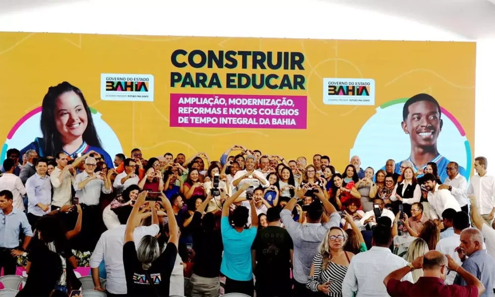 projeto "Construir para Educar”. A iniciativa foi lançada pelo governador Jerônimo Rodrigues, na manhã desta quinta-feira (14),