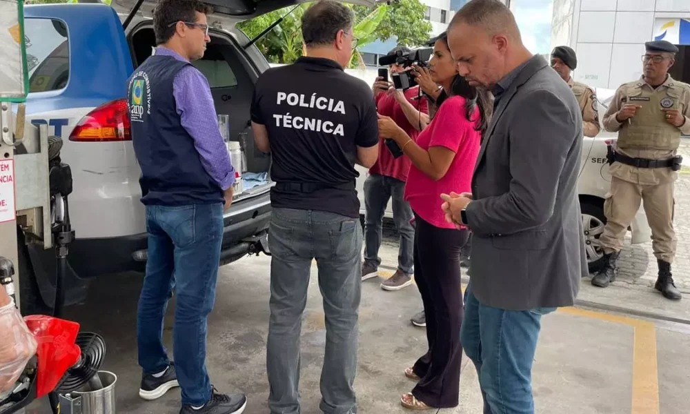 Durante a mais recente etapa da operação Posto Legal, finalizada nesta quinta-feira (14), um posto de combustível