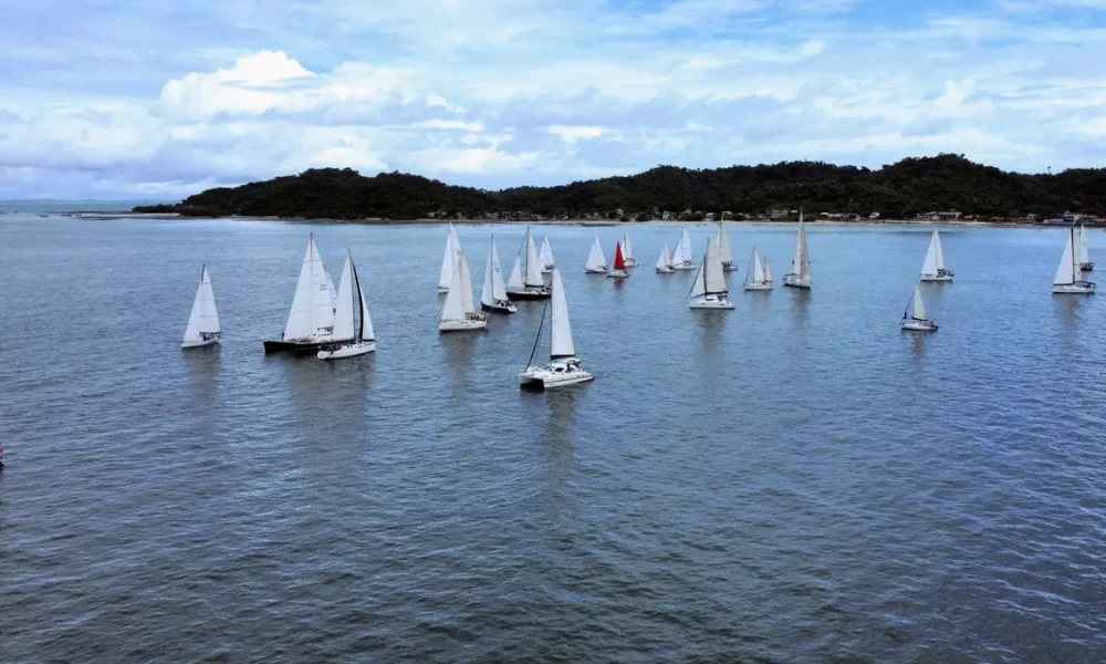 Após quatro anos sem ser realizada, a Regata Salvador-Mutá retornou ao calendário do turismo náutico do estado, no último sábado (27),