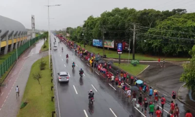 A Marcha do Movimento dos Trabalhadores Sem Terra (MST) chegou a Salvador nas primeiras horas da manhã desta terça-feira (16).