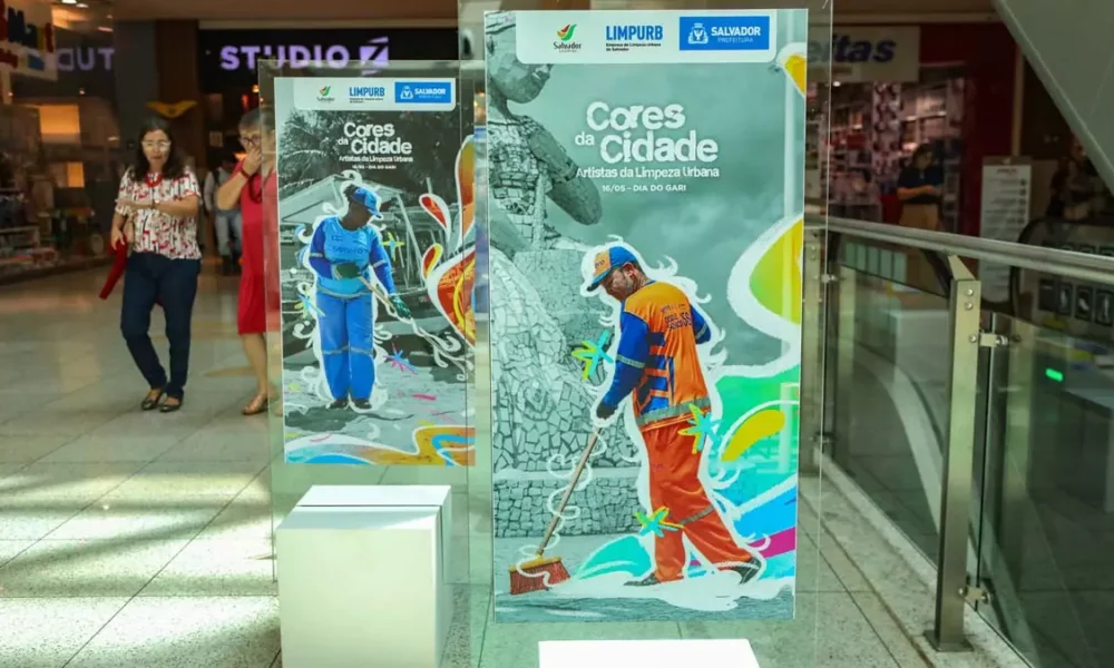 A Empresa de Limpeza Urbana de Salvador (Limpurb) segue com a exposição "Cores da Cidade: Artistas da Limpeza Urbana"