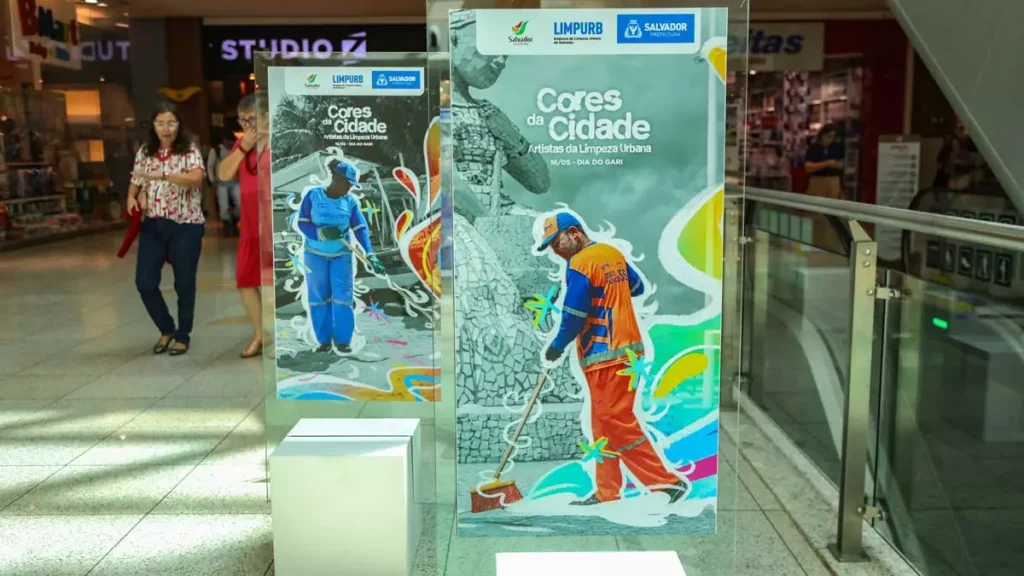 A Empresa de Limpeza Urbana de Salvador (Limpurb) segue com a exposição "Cores da Cidade: Artistas da Limpeza Urbana"