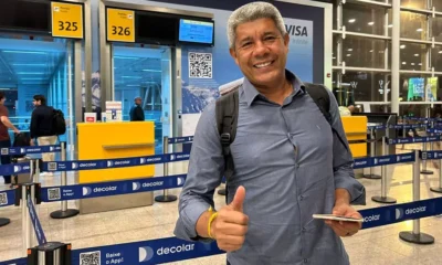 O governador Jerônimo Rodrigues embarcou, na noite deste sábado (11), para uma missão oficial na Europa, onde,