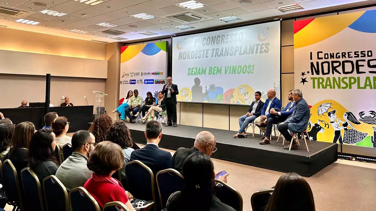 (5) o I Congresso Nordeste de Transplantes, que acontece até sexta-feira (7) no Quality Hotel, no Stiep, em Salvador.