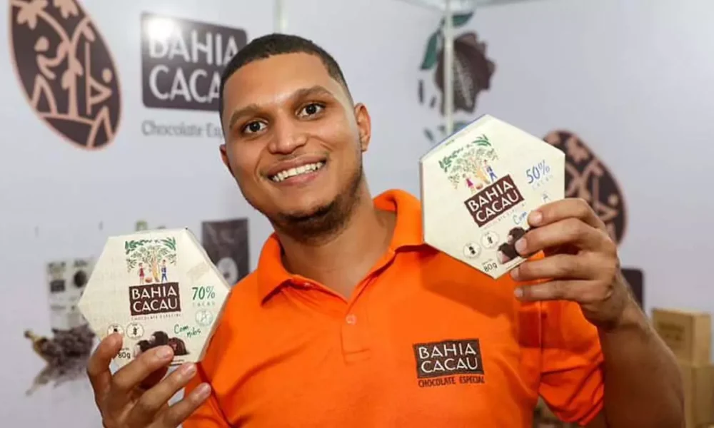 Benevides, criadora da fábrica de chocolate com o nome da família, no sul da Bahia, foi dada no Chocolat Festival, que acontece no Centro