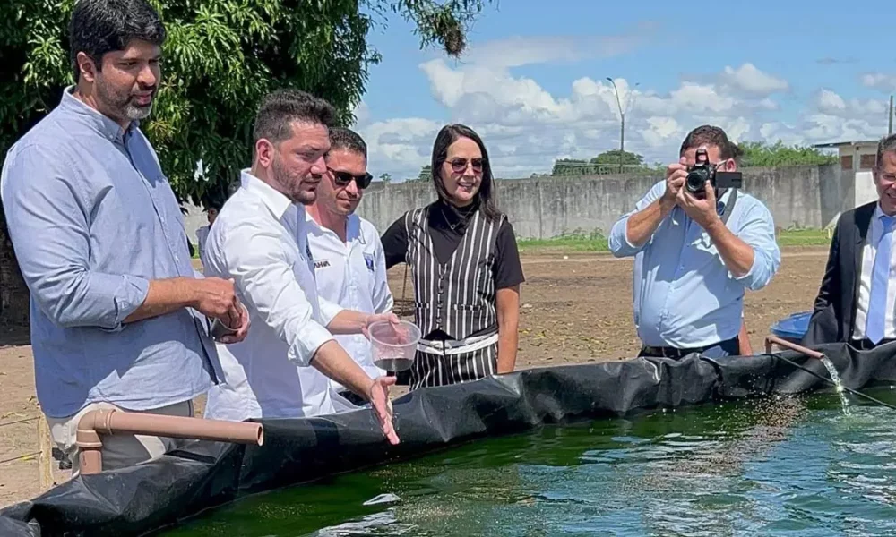 Foi inaugurado nesta sexta-feira (19), no Conjunto Penal de Feira de Santana, o primeiro projeto de piscicultura implantado