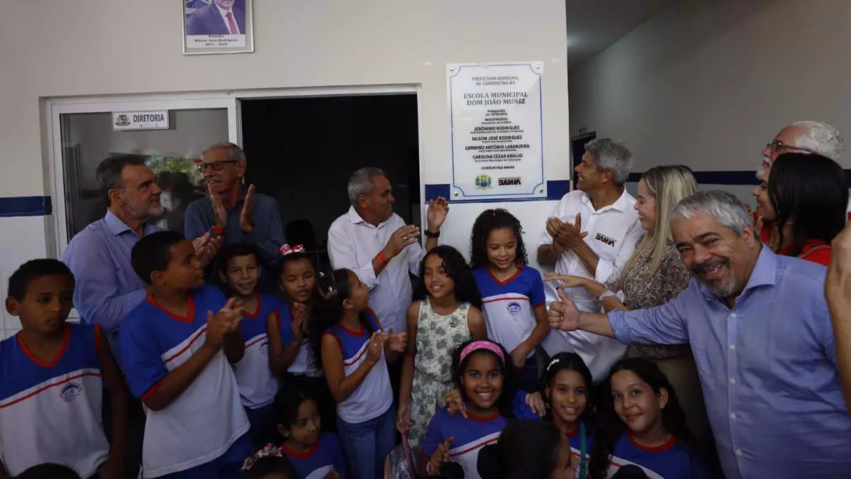 Durante agenda em Correntina, no oeste baiano, o governador Jerônimo Rodrigues realizou na manhã desta sexta-feira (9),