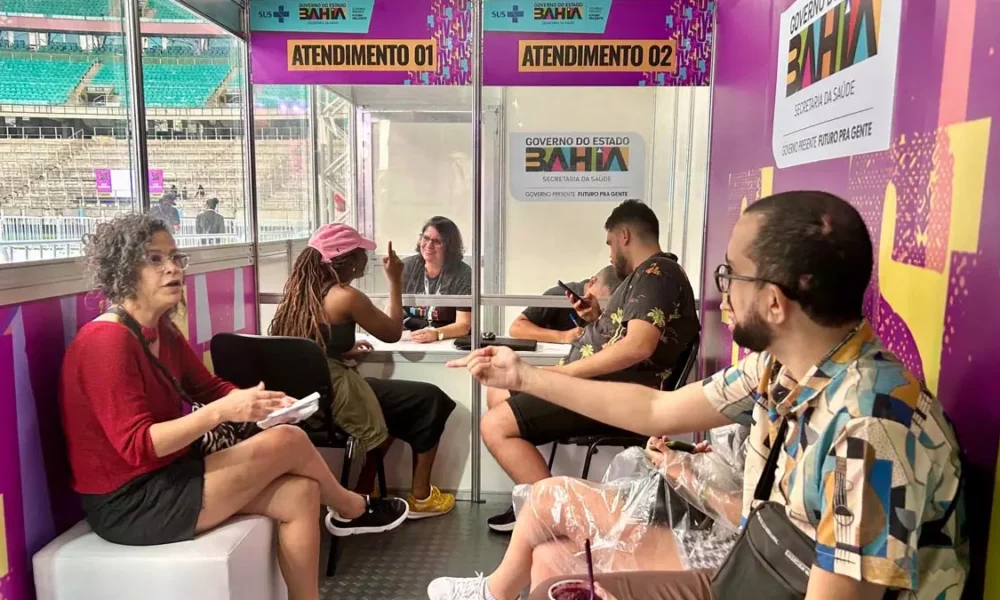 A juventude baiana que saiu de casa para prestigiar o Festival Soujuvs, neste sábado (17), na Arena Fonte Nova, em Salvador,