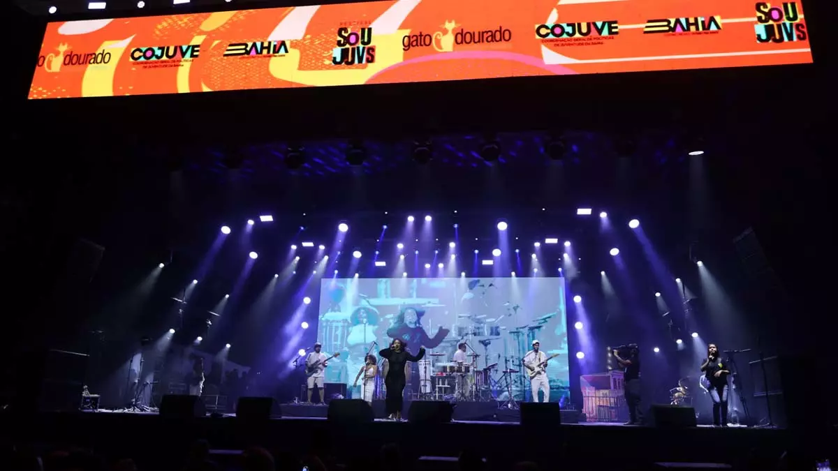 Arena Fonte Nova tornou-se o palco da celebração da juventude baiana neste sábado (17), com a realização do Festival SouJuvs,